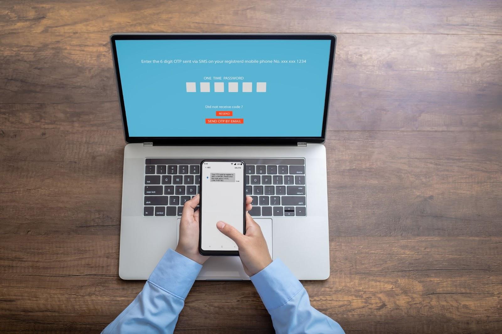 example of two-factor authentication in action